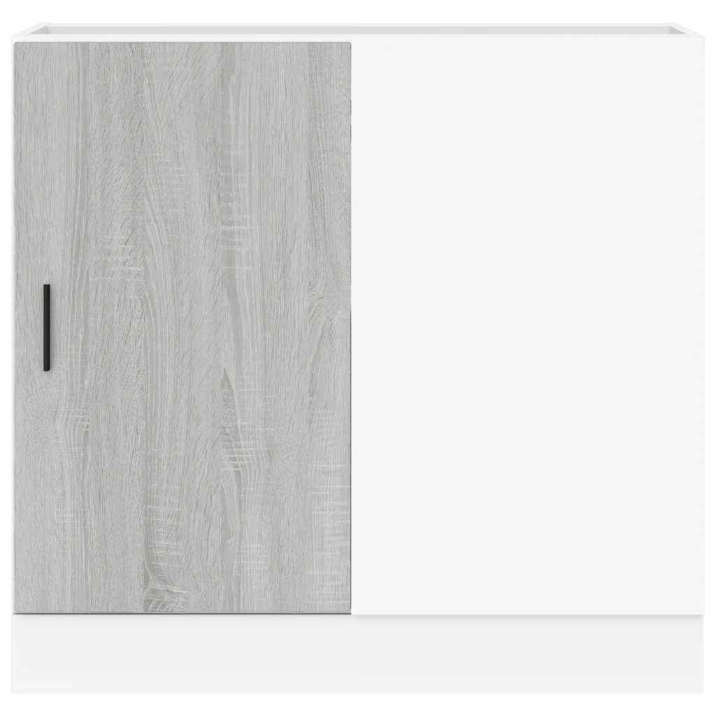 Kitchen Base Cabinet Lyon Grey Sonoma Engineered Wood