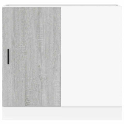 Kitchen Base Cabinet Lyon Grey Sonoma Engineered Wood
