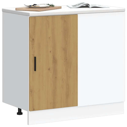 Kitchen Base Cabinet Lyon Artisan Oak Engineered Wood