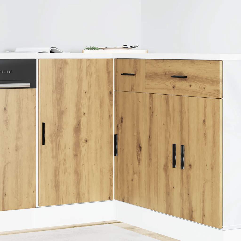 Kitchen Base Cabinet Lyon Artisan Oak Engineered Wood