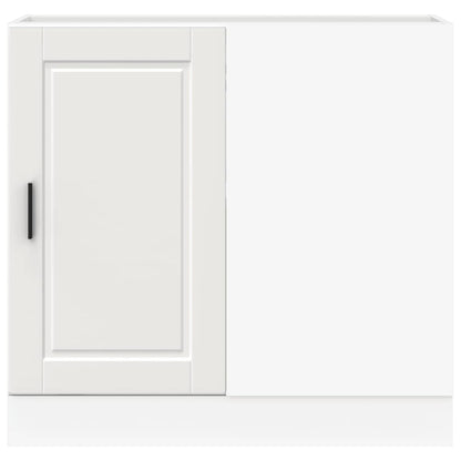 Kitchen Base Cabinet Porto White Engineered Wood