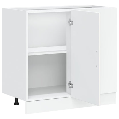 Kitchen Base Cabinet Porto White Engineered Wood