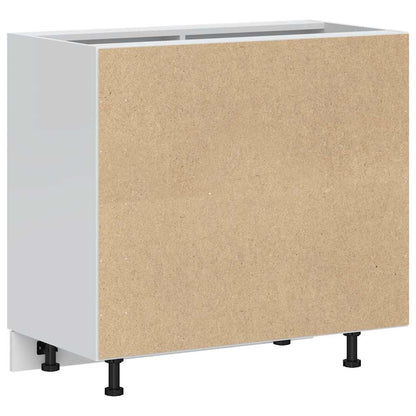 Kitchen Base Cabinet Porto White Engineered Wood