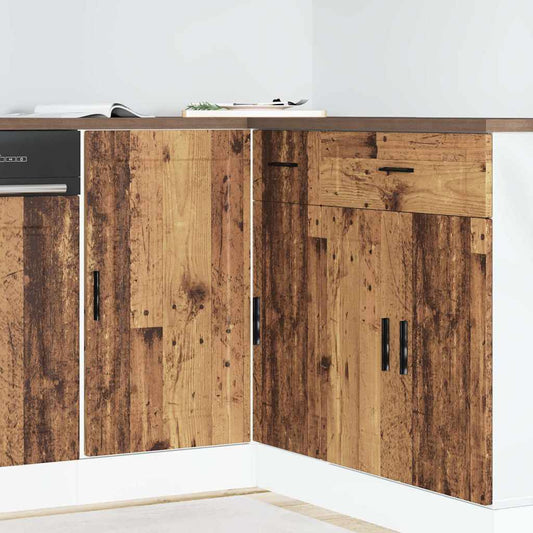 Kitchen Base Cabinet "Porto" Old Wood Engineered Wood