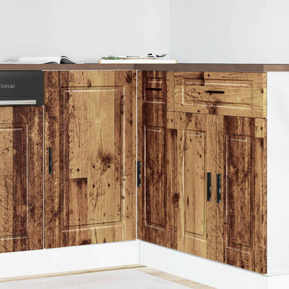 Kitchen Base Cabinet "Porto" Old Wood Engineered Wood