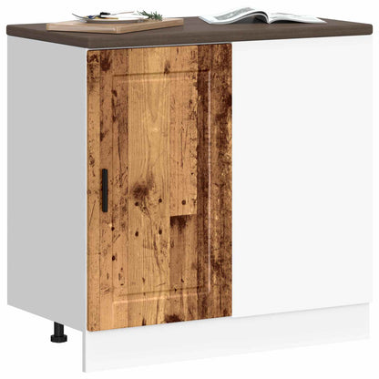 Kitchen Base Cabinet "Porto" Old Wood Engineered Wood
