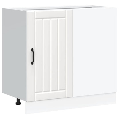 Kitchen Base Cabinet Lucca White Engineered Wood