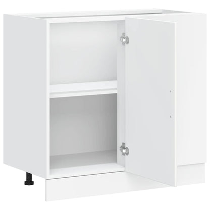 Kitchen Base Cabinet Lucca White Engineered Wood