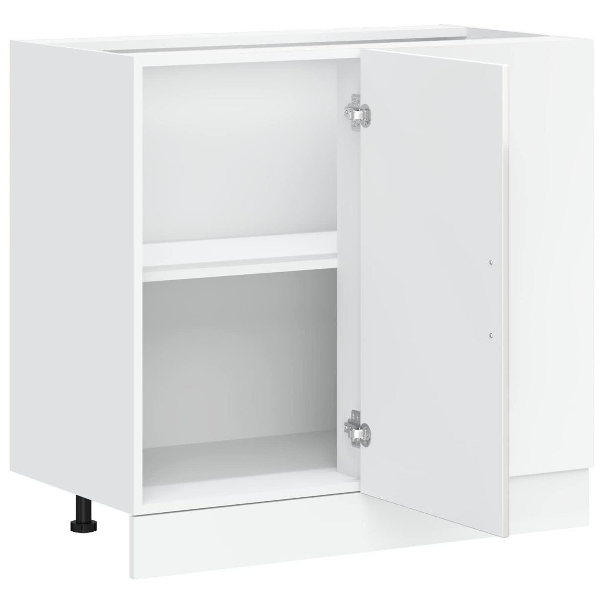 Kitchen Base Cabinet "Lucca" High Gloss White Engineered Wood