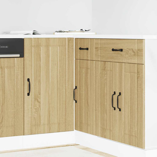 Kitchen Base Cabinet "Lucca" Sonoma Oak Engineered Wood
