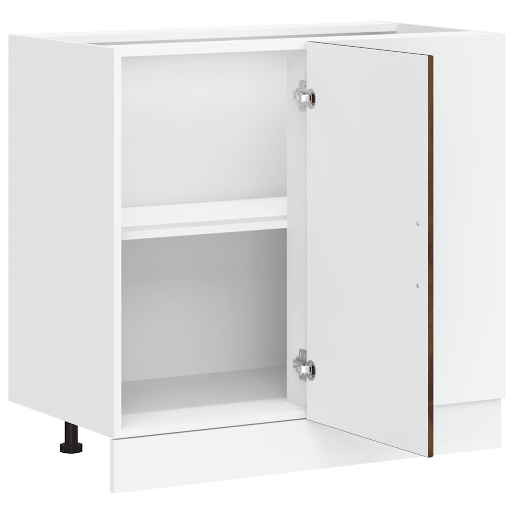 Kitchen Base Cabinet Lucca Smoked Oak Engineered Wood