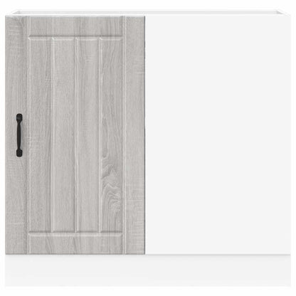 Kitchen Base Cabinet Lucca Grey Sonoma Engineered Wood