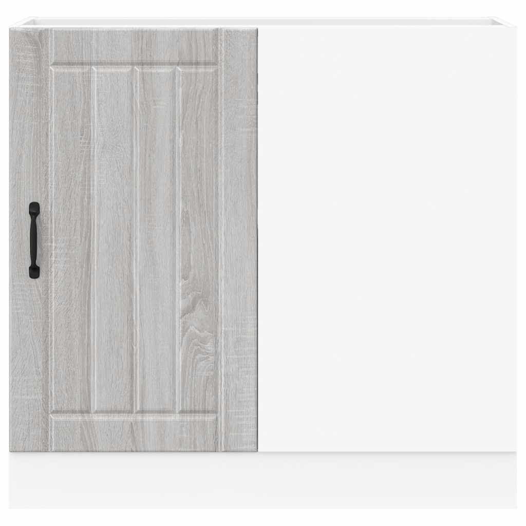 Kitchen Base Cabinet Lucca Grey Sonoma Engineered Wood