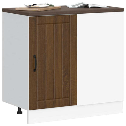 Kitchen Base Cabinet Lucca Brown Oak Engineered Wood