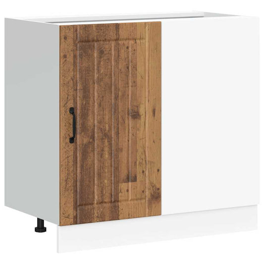 Kitchen Base Cabinet "Lucca" Old Wood Engineered Wood
