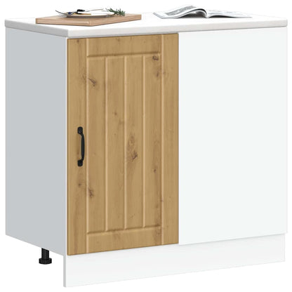 Kitchen Base Cabinet Lucca Artisan Oak Engineered Wood