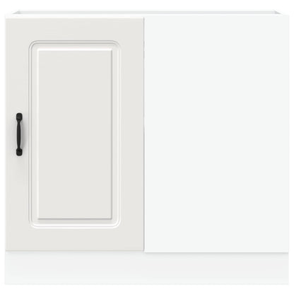 Kitchen Base Cabinet "Kalmar" White Engineered Wood