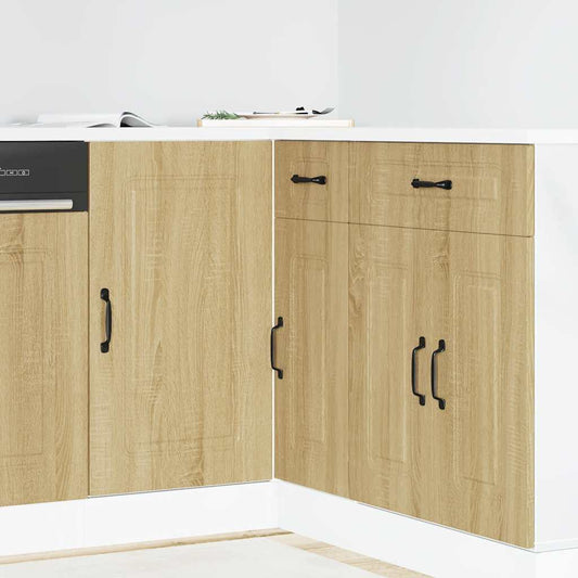 Kitchen Base Cabinet "Kalmar" Sonoma Oak Engineered Wood