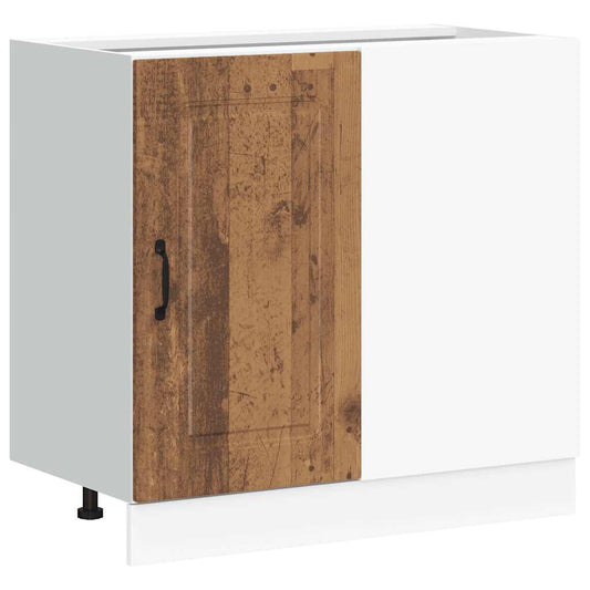 Kitchen Base Cabinet "Kalmar" Old Wood Engineered Wood