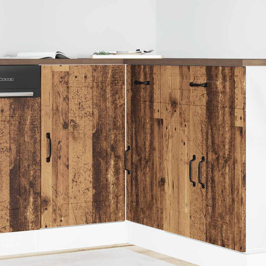 Kitchen Base Cabinet "Kalmar" Old Wood Engineered Wood