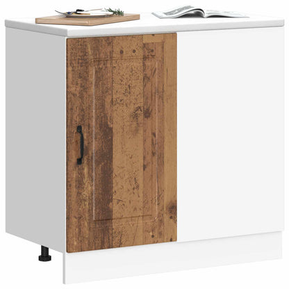 Kitchen Base Cabinet "Kalmar" Old Wood Engineered Wood
