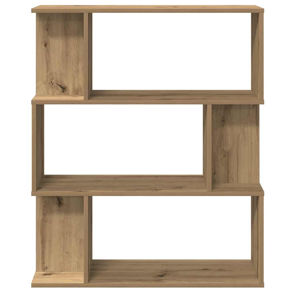 Book Cabinet Artisan Oak 80x24x96 cm Engineered Wood