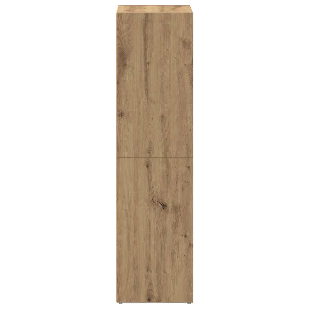 Book Cabinet Artisan Oak 36x30x114 cm Engineered Wood