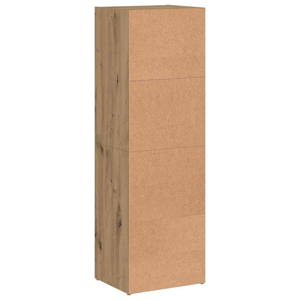 Book Cabinet Artisan Oak 36x30x114 cm Engineered Wood