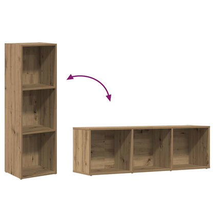 Book Cabinet Artisan Oak 36x30x114 cm Engineered Wood