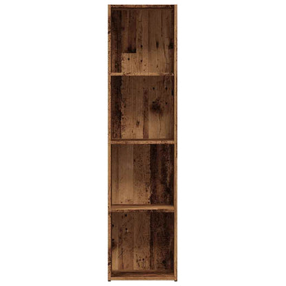 Book Cabinet Old Wood 36x30x143 cm Engineered Wood