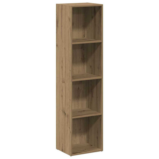 Book Cabinet Artisan Oak 36x30x143 cm Engineered Wood