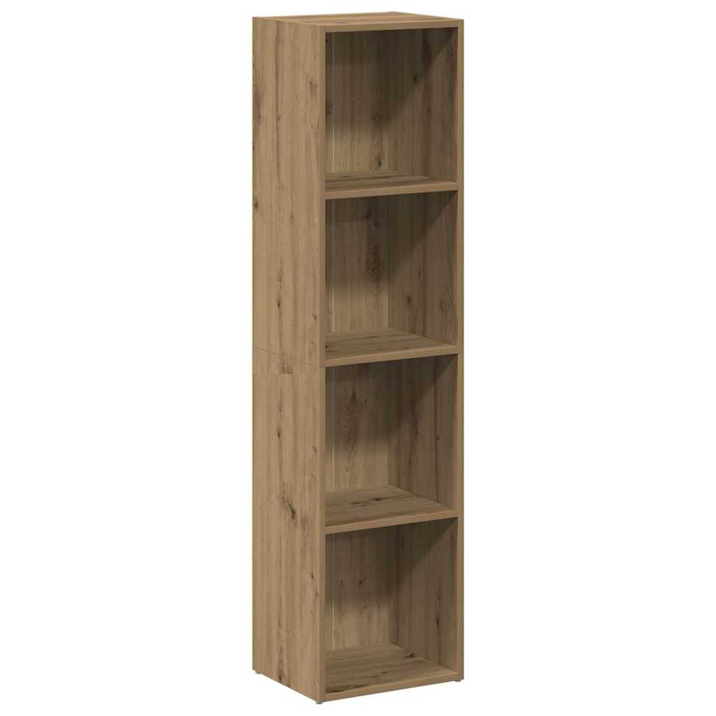 Book Cabinet Artisan Oak 36x30x143 cm Engineered Wood