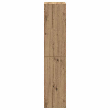Book Cabinet Artisan Oak 36x30x143 cm Engineered Wood