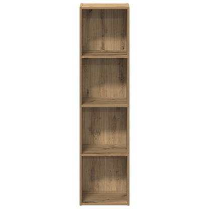 Book Cabinet Artisan Oak 36x30x143 cm Engineered Wood