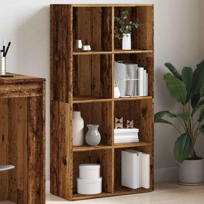 Book Cabinet Old Wood 66x30x130 cm Engineered Wood