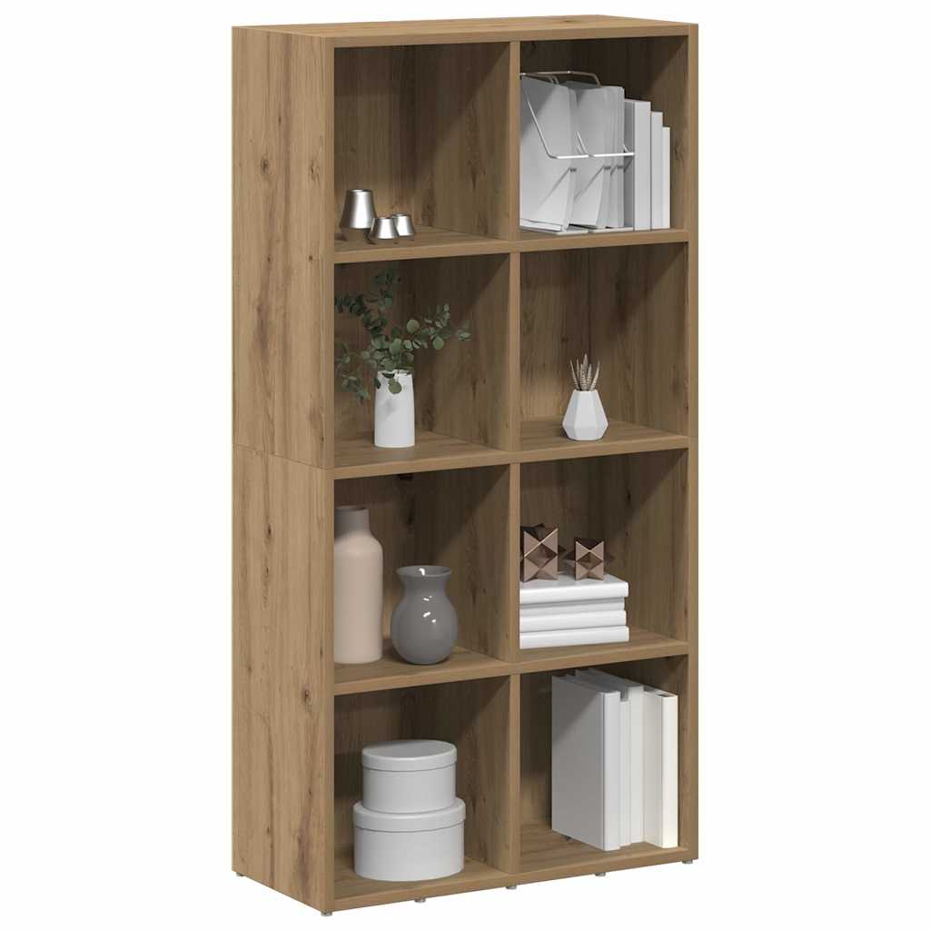 Book Cabinet Artisan Oak 66x30x130 cm Engineered Wood