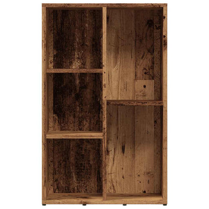 Book Cabinet Old Wood 50x25x80 cm Engineered Wood