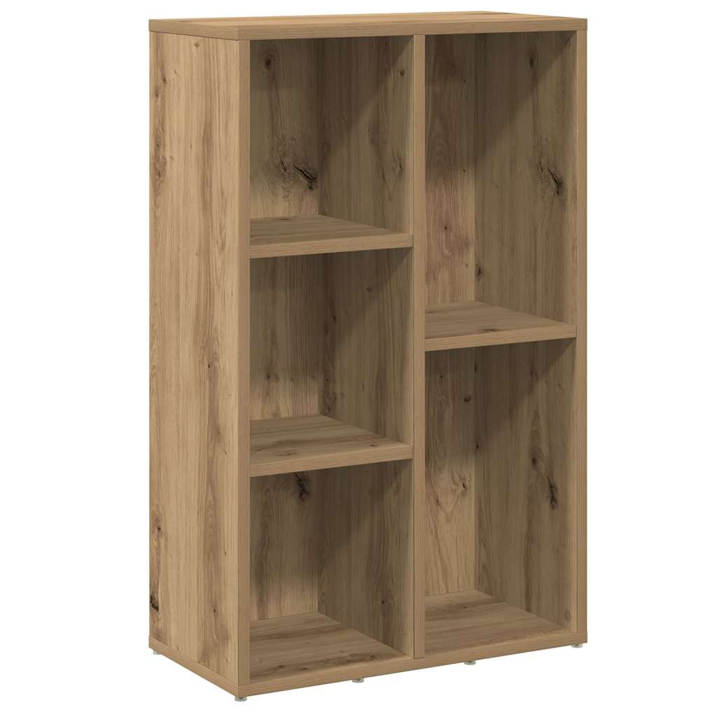 Book Cabinet Artisan Oak 50x25x80 cm Engineered Wood