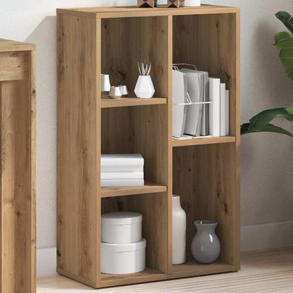 Book Cabinet Artisan Oak 50x25x80 cm Engineered Wood