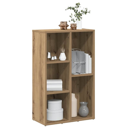Book Cabinet Artisan Oak 50x25x80 cm Engineered Wood