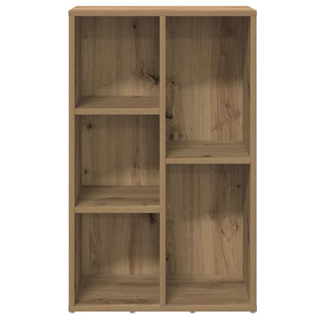 Book Cabinet Artisan Oak 50x25x80 cm Engineered Wood
