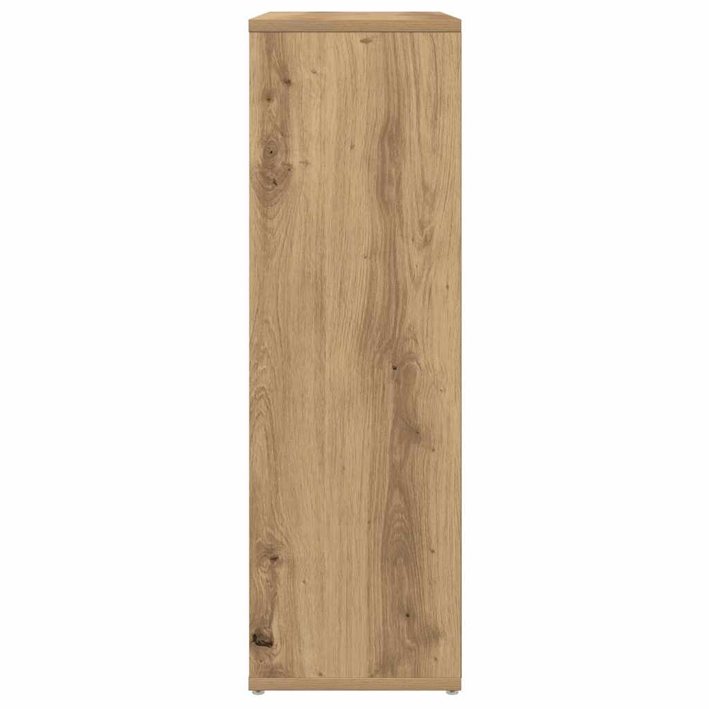 Book Cabinet Artisan Oak 50x25x80 cm Engineered Wood