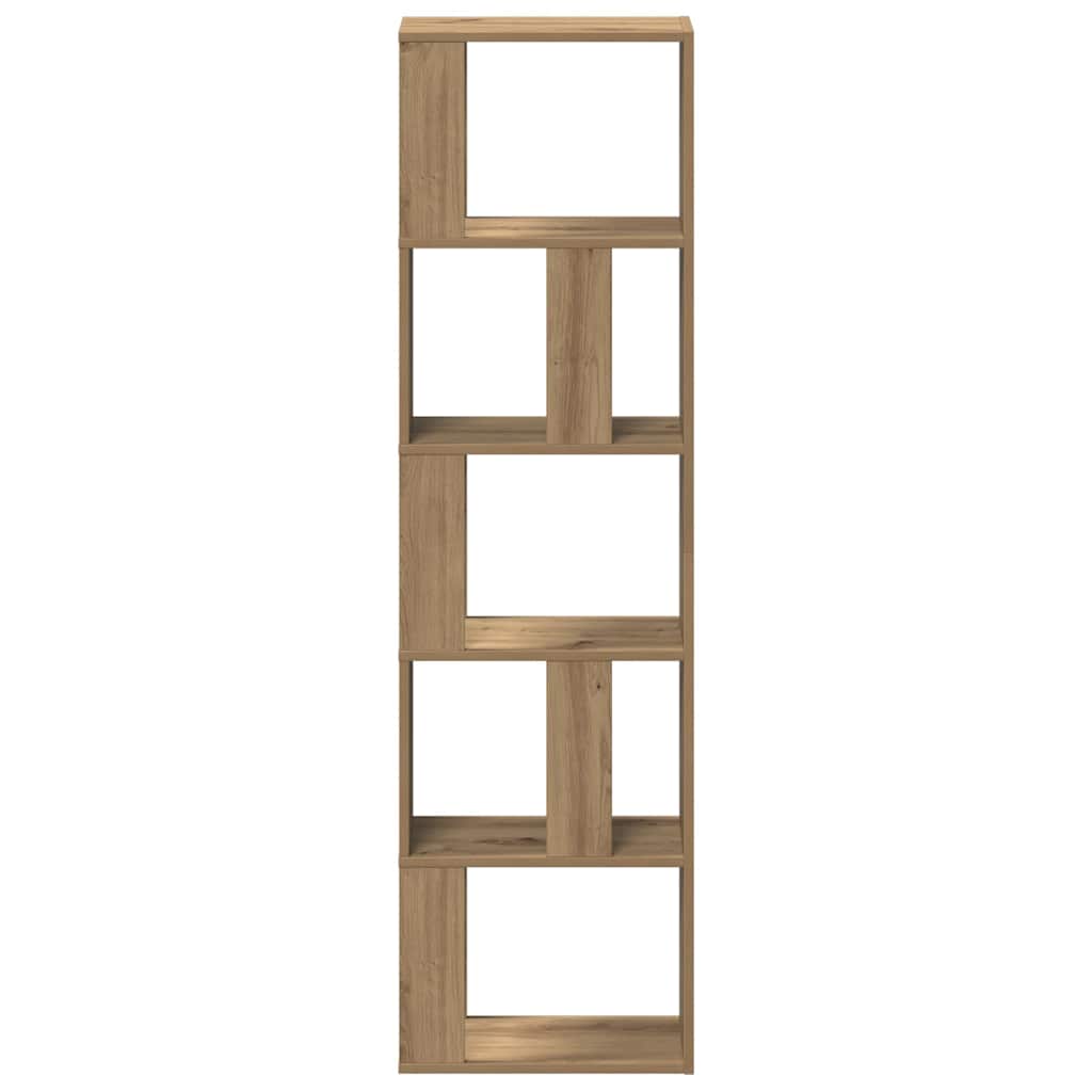 Book Cabinet Artisan Oak 45x24x159 cm Engineered Wood