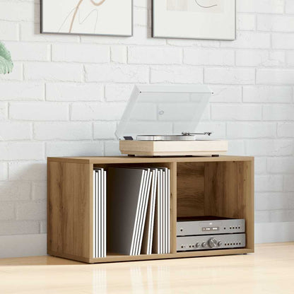 LP Storage Box Artisan Oak 69.5x34x36 cm Engineered Wood