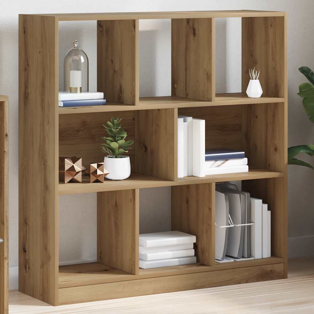 Book Cabinet Artisan Oak 97,5x29,5x100 cm Engineered Wood