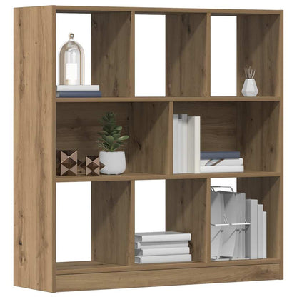 Book Cabinet Artisan Oak 97.5x29.5x100 cm Engineered Wood