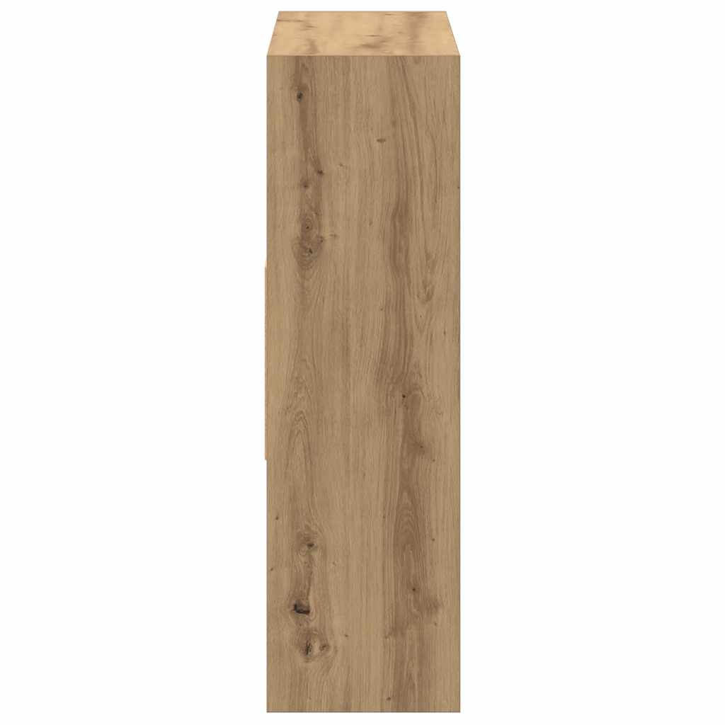 Book Cabinet Artisan Oak 97,5x29,5x100 cm Engineered Wood