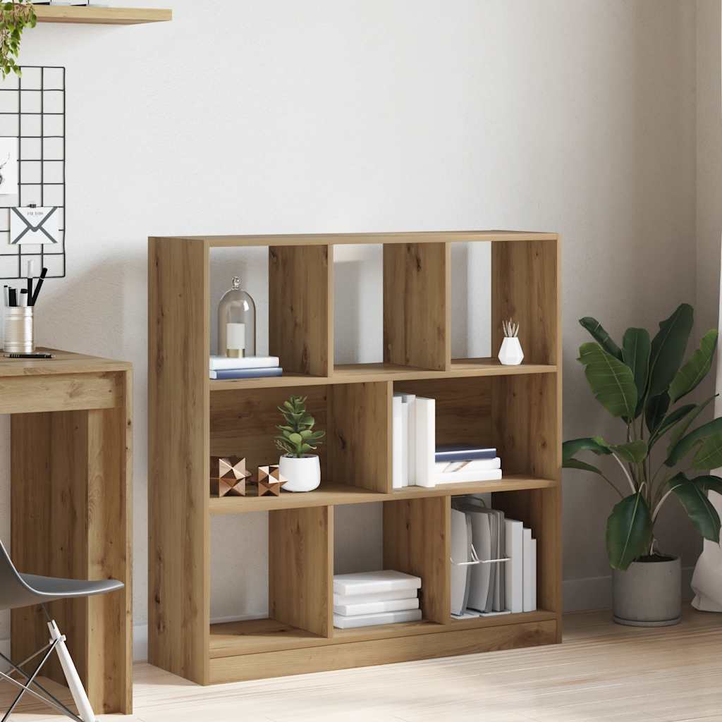 Book Cabinet Artisan Oak 97,5x29,5x100 cm Engineered Wood