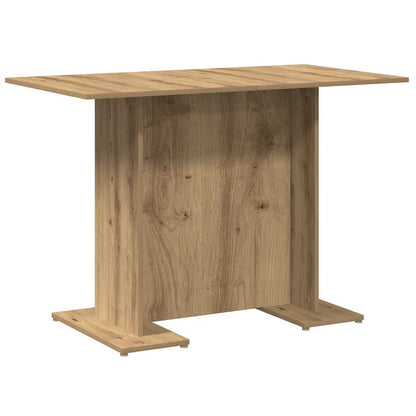 Dining Table Artisan Oak 110x60x75 cm Engineered Wood