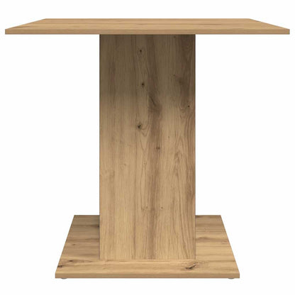 Dining Table Artisan Oak 80x80x75 cm Engineered Wood